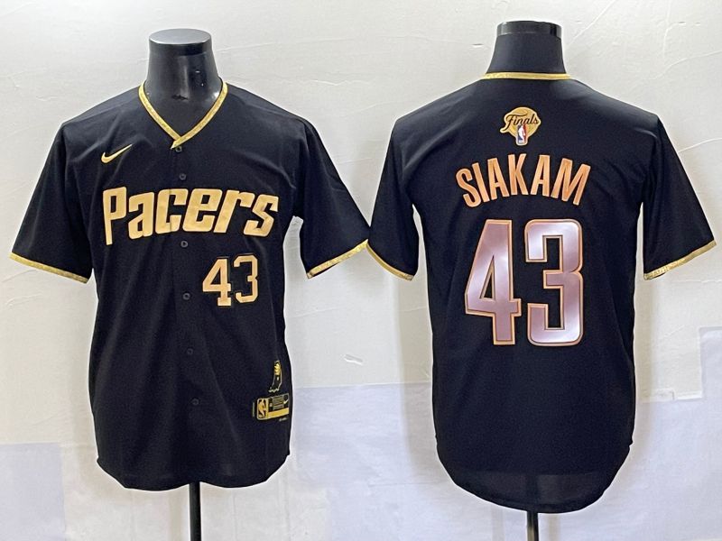 Men 2025 Indiana Pacers #43 Siakam Black Joint Name NBA Jersey style 3->indiana pacers->NBA Jersey